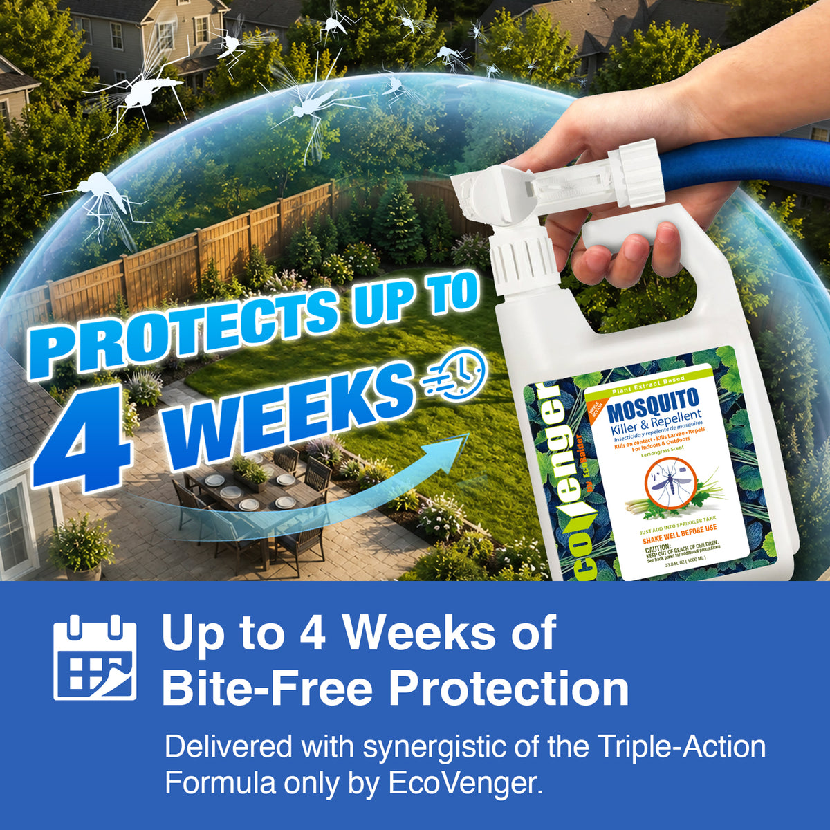 Mosquito Triple-action Control 32 oz Hose Sprayer