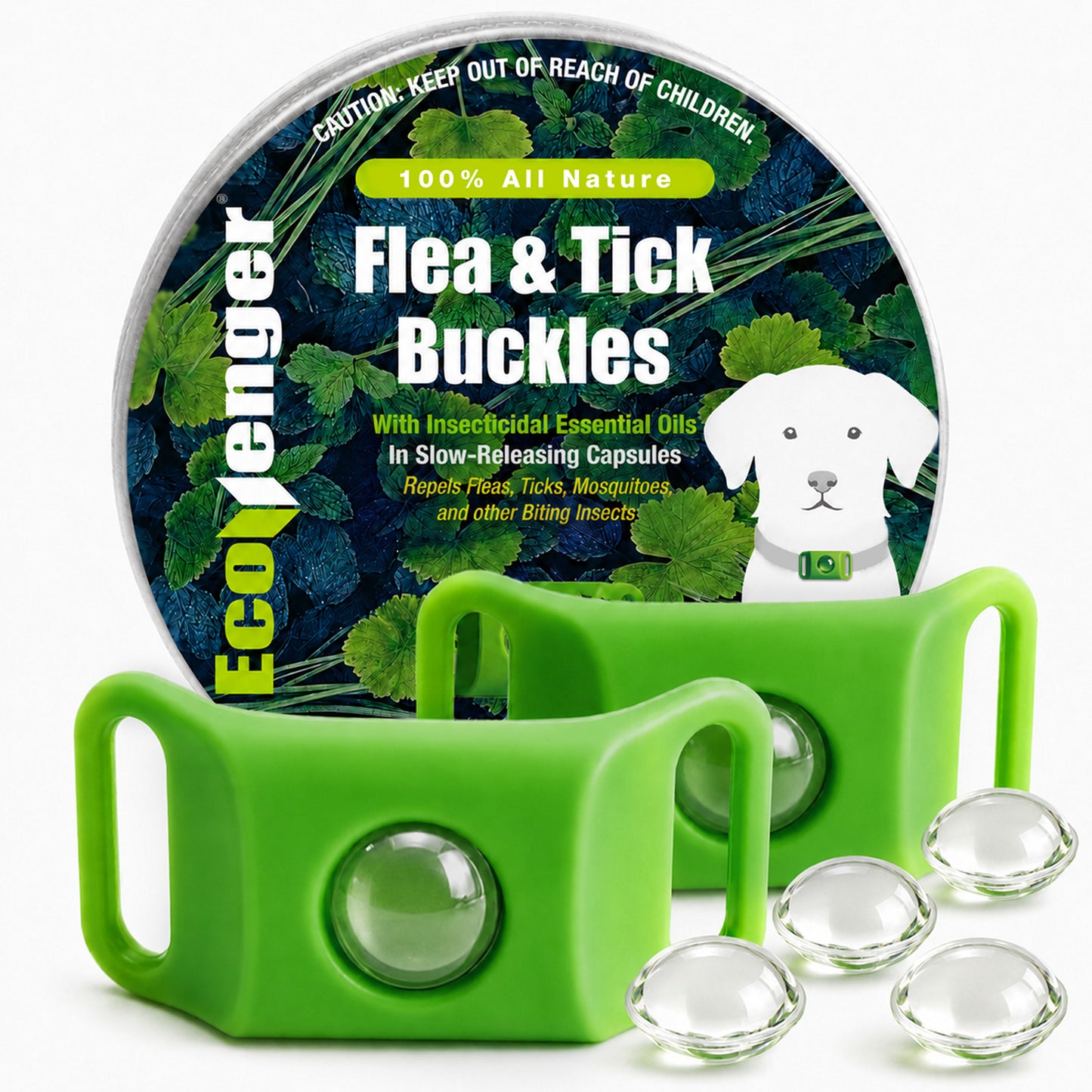 Flea & Tick Buckles 2-Pack