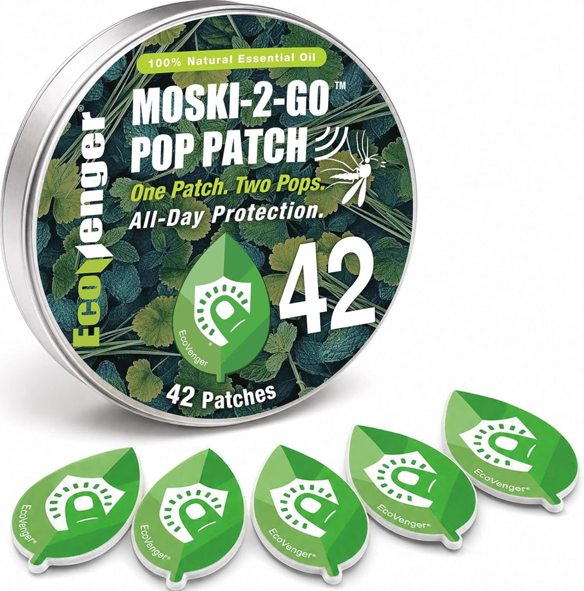 Mosquito Defense Essential Oil Pop Patches 42 Ct