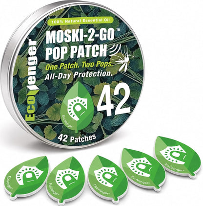 Mosquito Defense Essential Oil Pop Patches 42 Ct