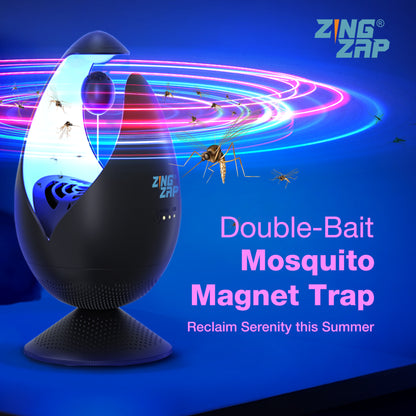 ZingZap Mosquito Bug Trap Station Dual-Baiting Smart Sensor Turbo Jet