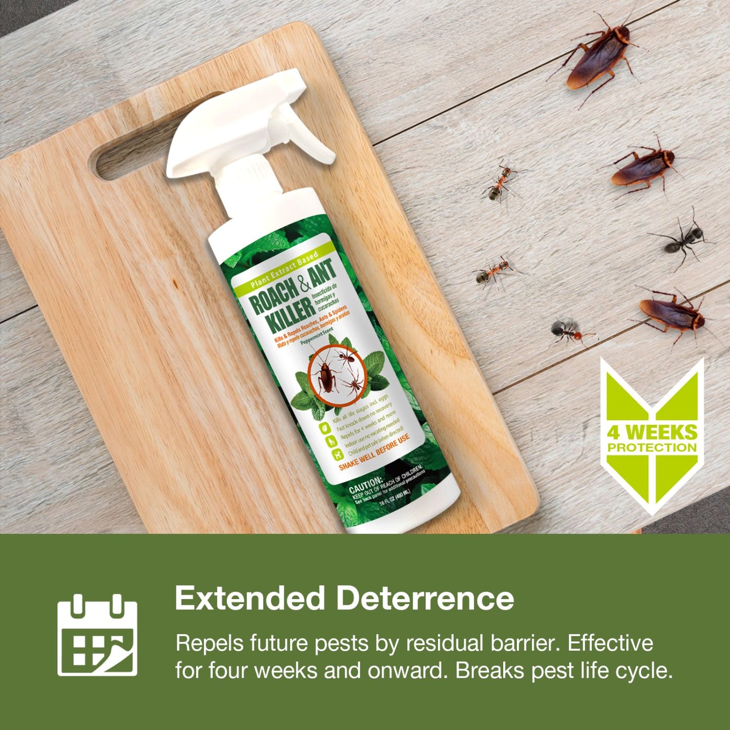 Roach Killer and Repellent Spray 16 oz