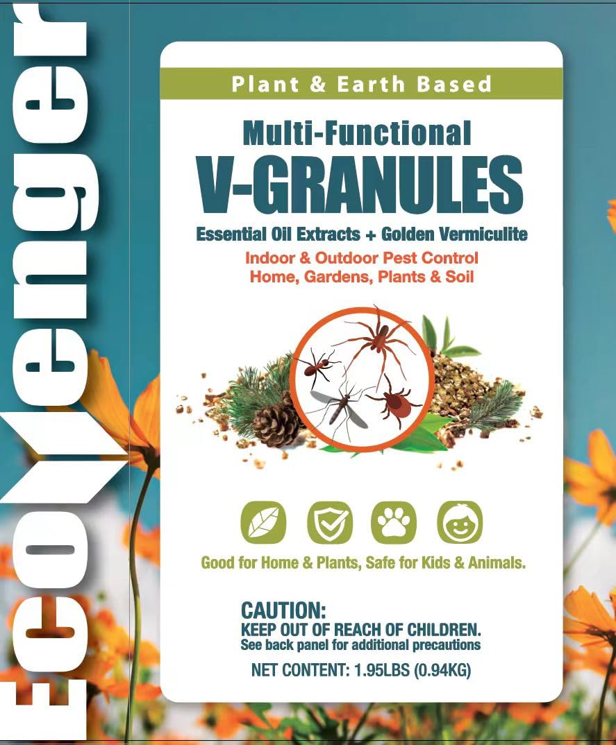 EcoVenger Multi-Purpose V-Granules 1.95LB Jug, Indoor & Outdoor Pest Control & Soiling