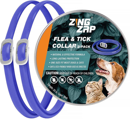 ZingZap Flea & Tick Collar Plant-Based 2-Pack