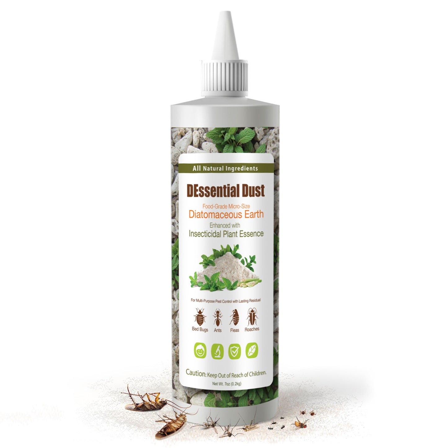 DEssential Dust Plant Powered Insect Control Micro-Powder Food Grade