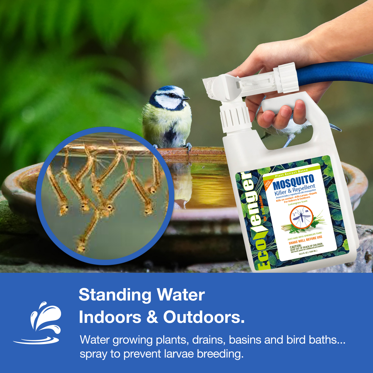 Mosquito Triple-action Control 32 oz Hose Sprayer