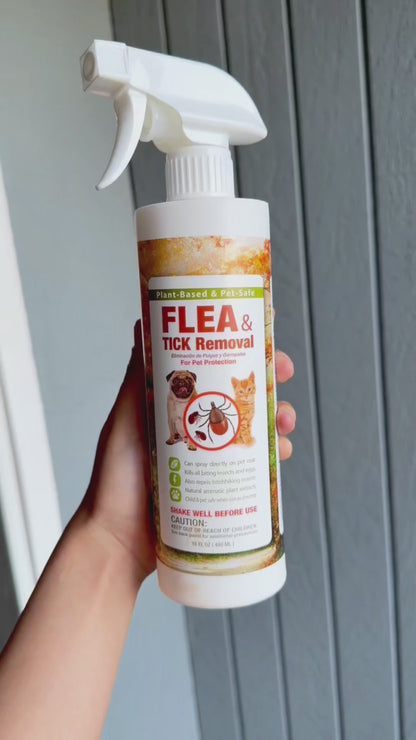 Flea & Tick Removal Spray 16 oz for Dogs and Cats
