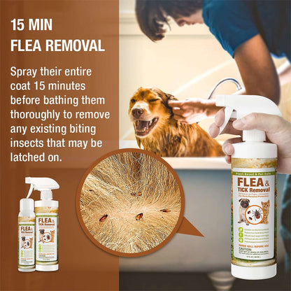 Ecovenger Flea & Tick Removal Spray 7 oz for Dogs and Cats