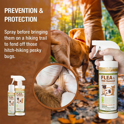 Ecovenger Flea & Tick Removal Spray 7 oz for Dogs and Cats