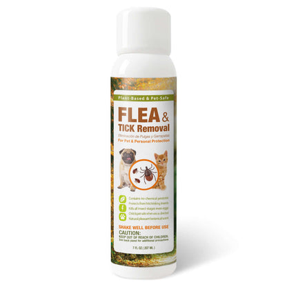 Ecovenger Flea & Tick Removal Spray 7 oz for Dogs and Cats