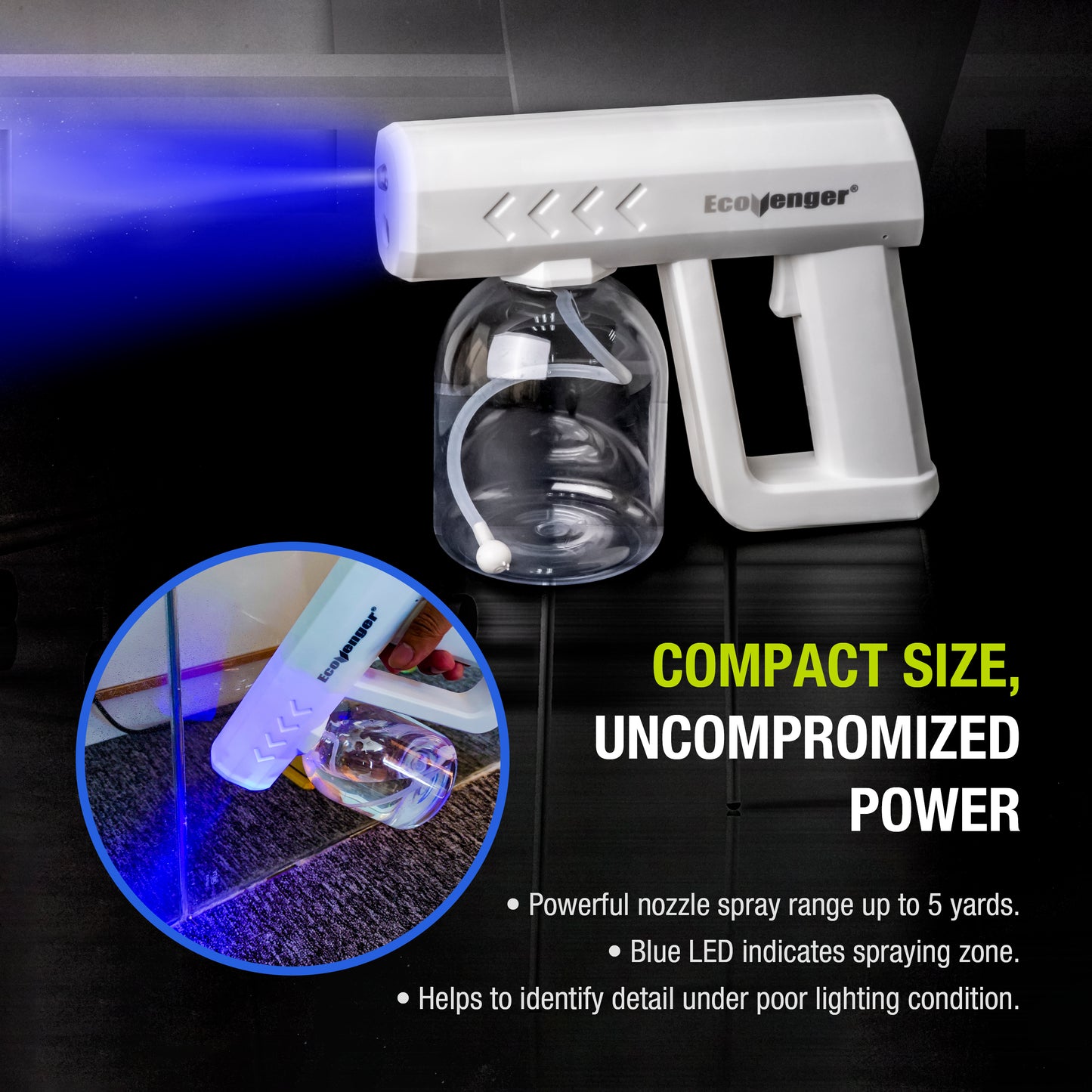 Cordless Pistol ULV Mist Sprayer