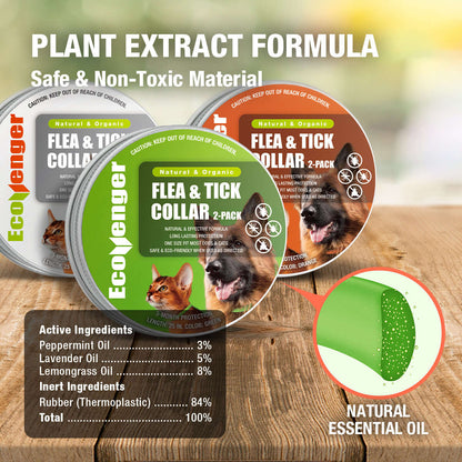Ecovenger Flea & Tick Collar Repellent 2-Pack
