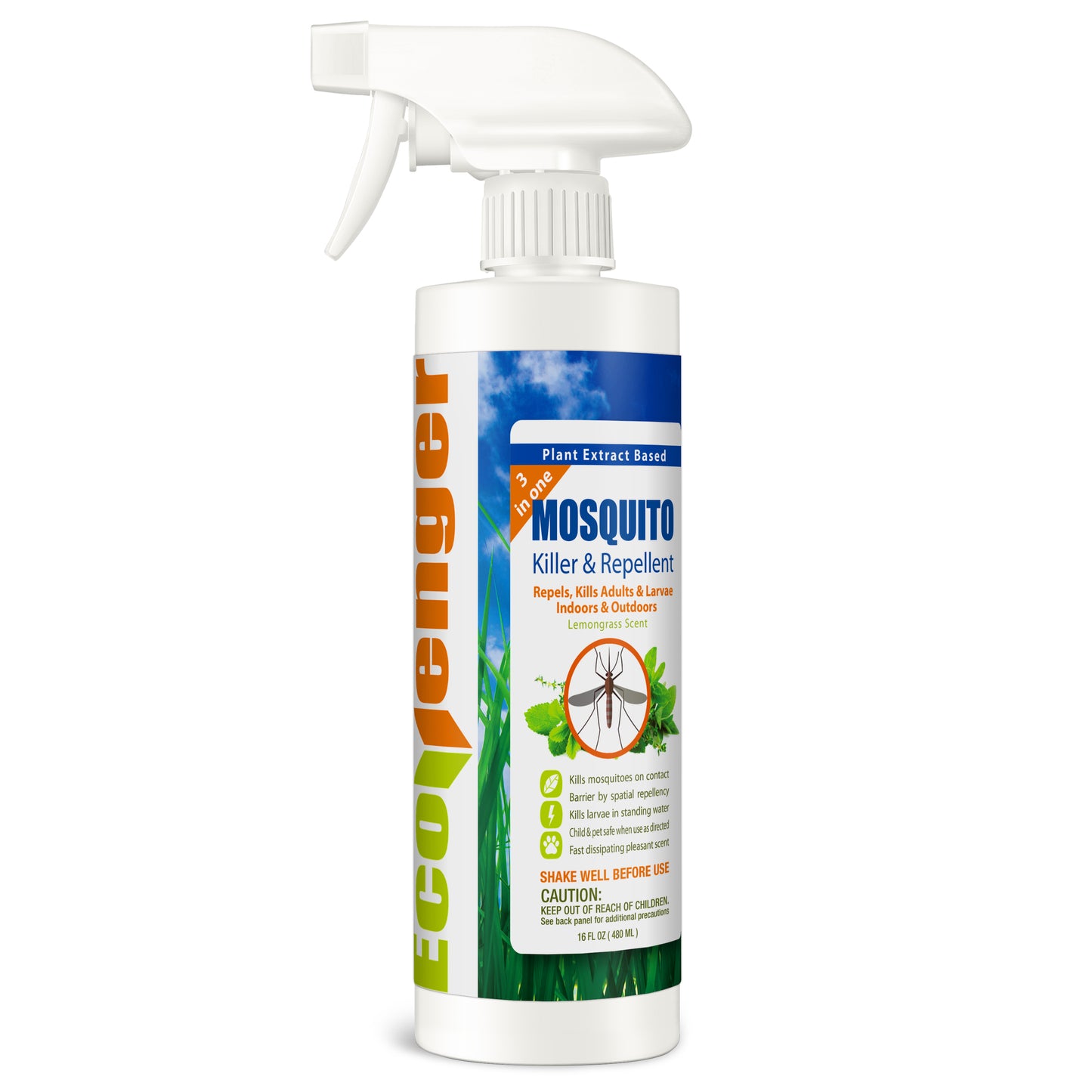 Mosquito 3-in-1 Killer & Repellent 16 OZ