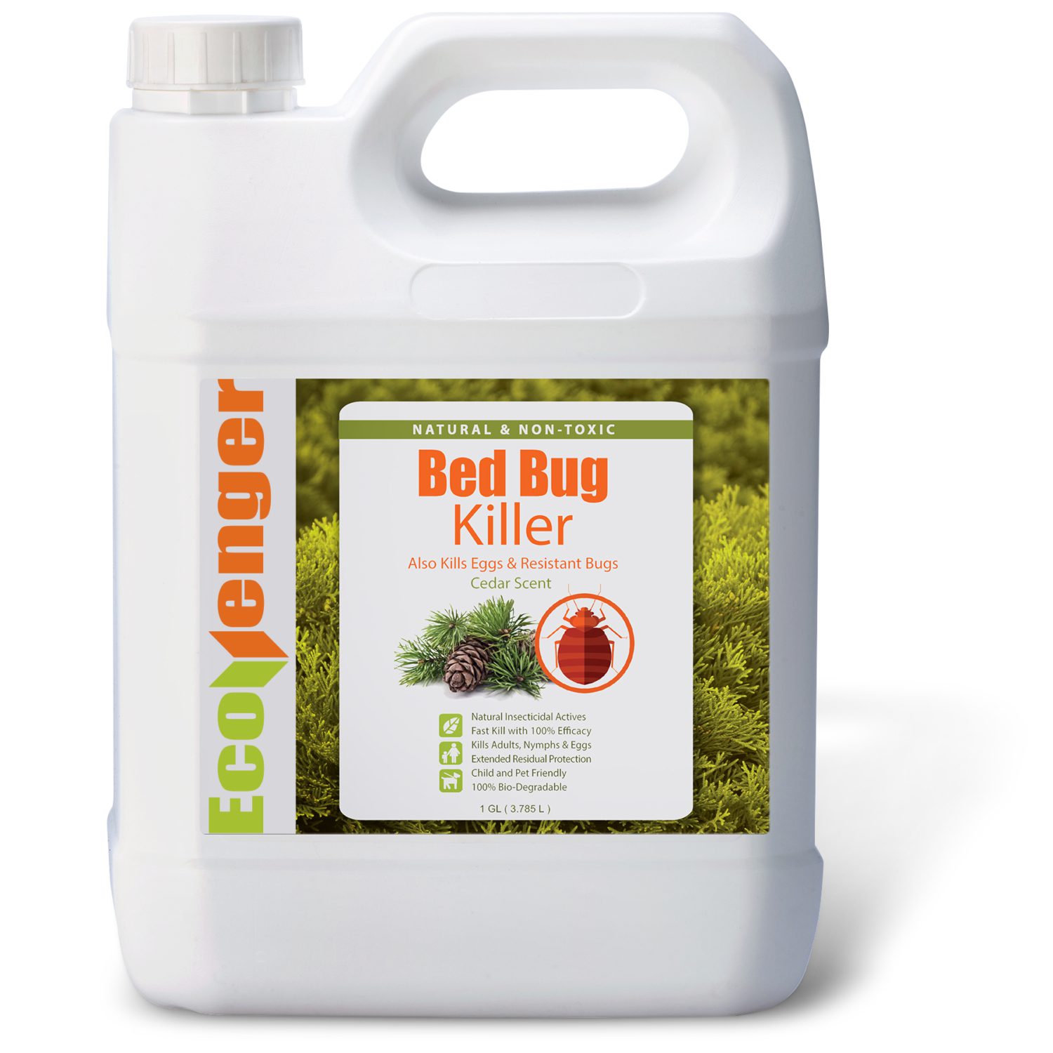 Bed Bug & Egg Killer Spray 1 Gallon Jug EcoVenger